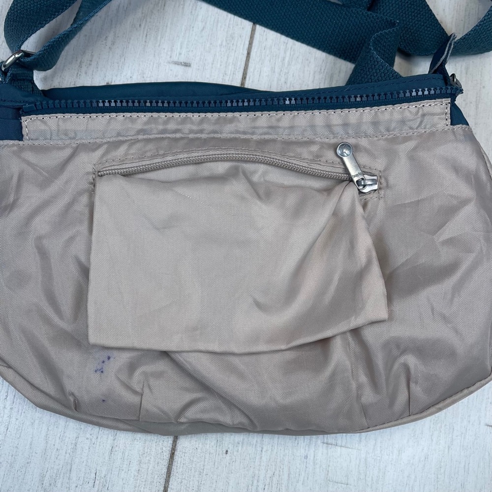 Kipling Crossbody Bag Teal Blue S/M Excellent Nylon Travel Shoulder Bag - Picture 10 of 16
